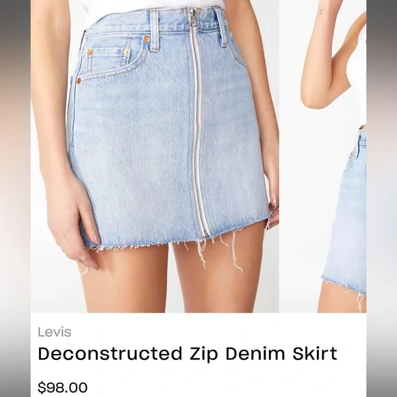 Poshmark levi's denim skirt cheap